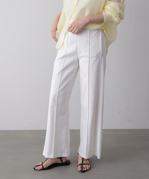 パンツ ＨＡＫＩＹＡＳＥ　ＷＩＤＥ　パンツ レディースの画像
