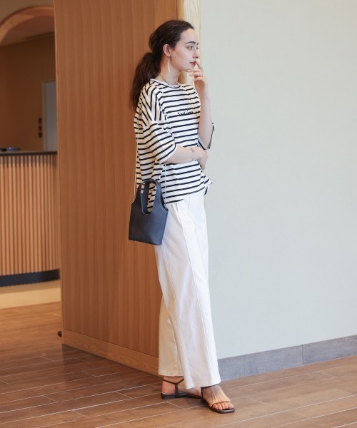 パンツ ＨＡＫＩＹＡＳＥ　ＷＩＤＥ　パンツ レディースの画像
