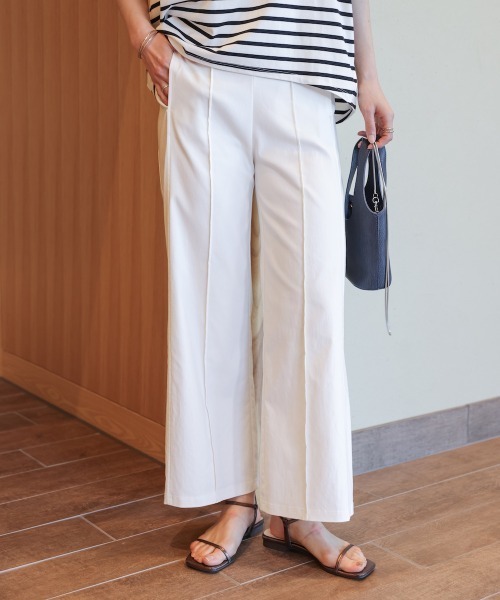 パンツ ＨＡＫＩＹＡＳＥ　ＷＩＤＥ　パンツ レディースの画像