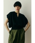 ベスト ジレ V neck box cut v...の詳細画像2