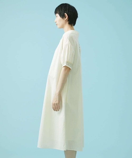 「Jocomomola」 シャツワンピース 40 アイボリー レディースの画像