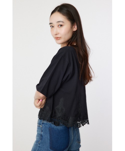 「RODEO CROWNS WIDE BOWL」 半袖Tシャツ FREE サックスブルー レディース_画像3