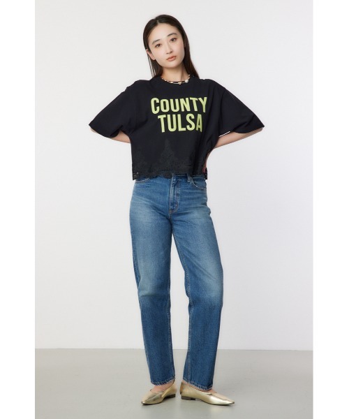 「RODEO CROWNS WIDE BOWL」 半袖Tシャツ FREE サックスブルー レディース_画像5