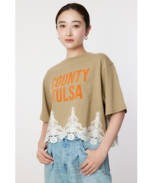 「RODEO CROWNS WIDE BOWL」 半袖Tシャツ FREE サックスブルー レディース_画像7