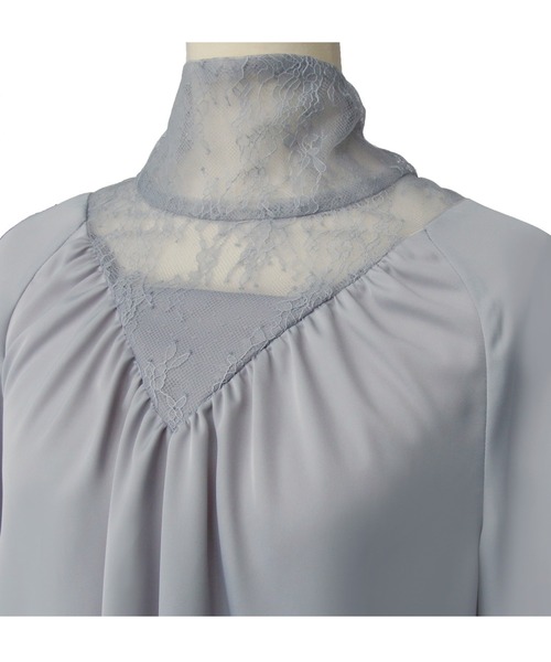 「RUIRUE BOUTIQUE」 長袖ブラウス 3L ブラック レディース_画像3