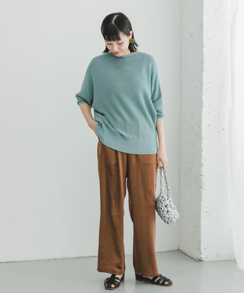 「ITEMS URBANRESEARCH」 イージーパンツ FREE ブラック レディース_画像5