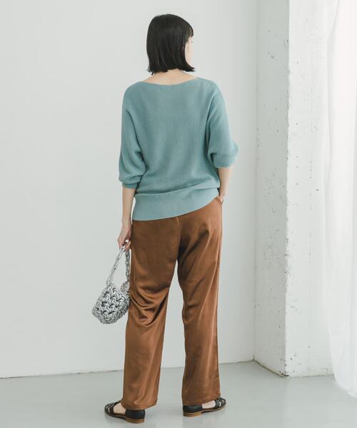 「ITEMS URBANRESEARCH」 イージーパンツ FREE ブラック レディース_画像6