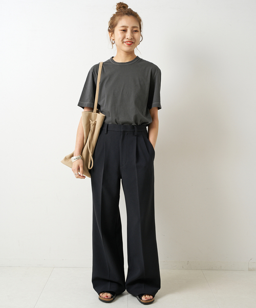 「Spick & Span」 パンツ 40 グレー レディース_画像3