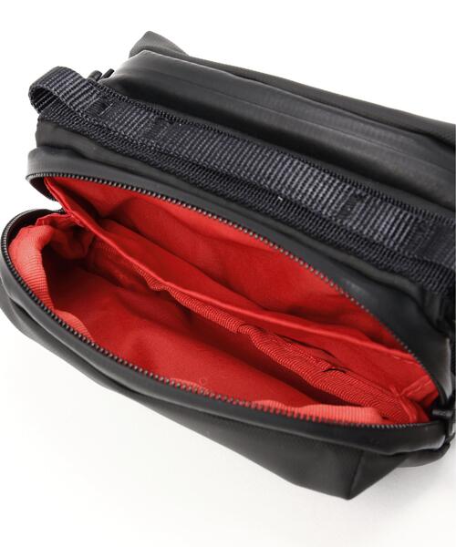 topologie ショルダーバッグ ブラック/レッド Topologie（トポロジー） ショルダーバッグ Mini Bottle Sacoche ミニ