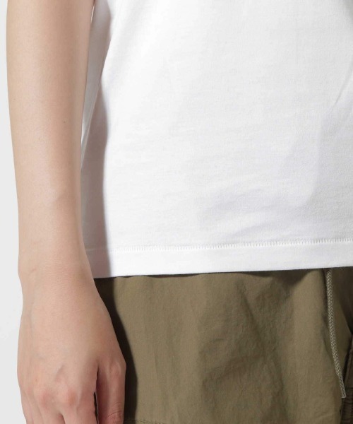 「ATON」 半袖Tシャツ 1 ホワイト レディース_画像3