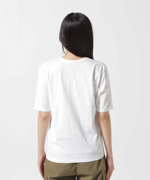 「ATON」 半袖Tシャツ 1 ホワイト レディース_画像6
