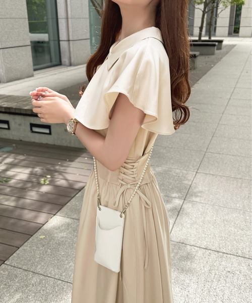 「apres jour」 ノースリーブワンピース X-LARGE アイボリー レディース_画像4