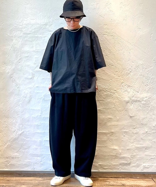 「JOURNAL STANDARD LUXE」 半袖ブラウス - ブラック レディース_画像3