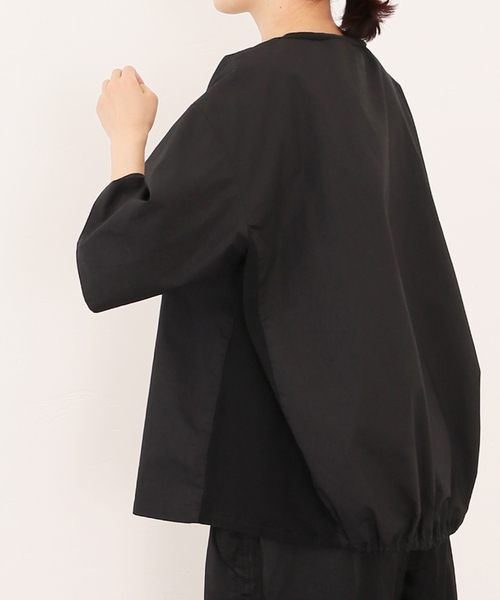「JOURNAL STANDARD LUXE」 半袖ブラウス - ブラック レディース_画像5