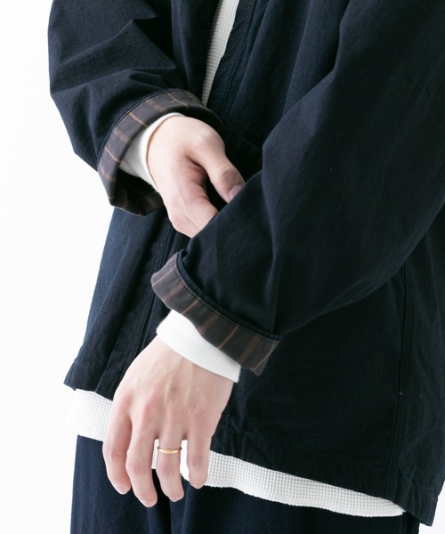 「WORK NOT WORK URBAN RESEARCH」 ジャケット MEDIUM インディゴブルー メンズ_画像3