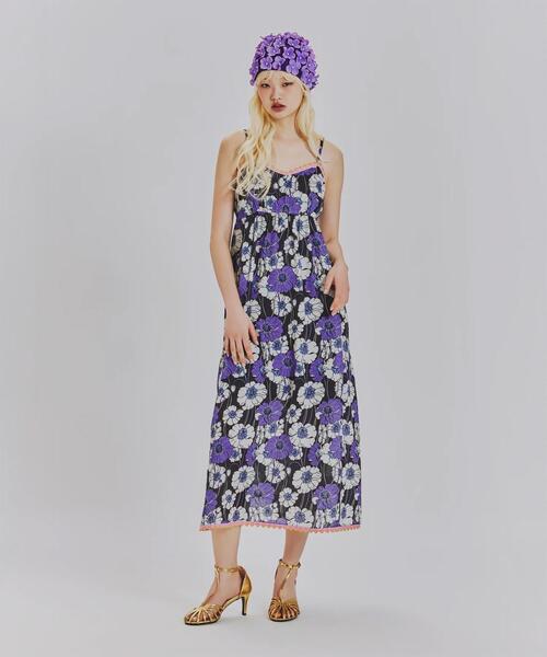ドレス ANNA SUI NYC/アナ スイ エヌワイシー/サマーレトロフラワー