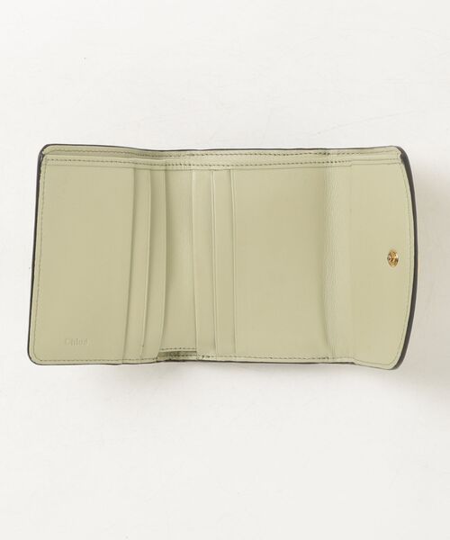 「Chloe」 Chloe C スモール トリフォールドウォレット - グリーン レディース_画像4