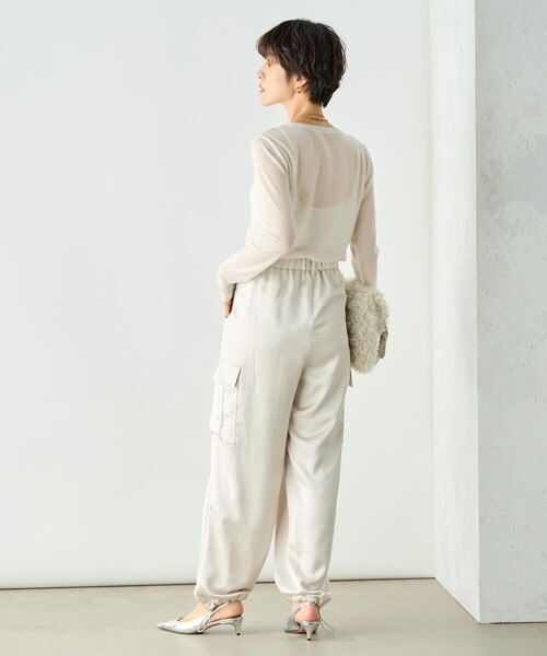 「NOLLEY'S Sophi」 長袖カットソー 38 オフホワイト レディース_画像5