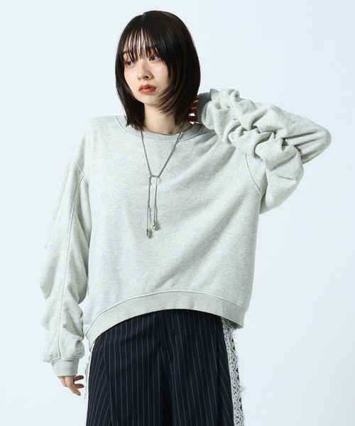PAGEBOY（ページボーイ） トレーナー スウェット ギャザースリーブ 