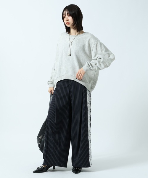 PAGEBOY（ページボーイ） トレーナー スウェット ギャザースリーブ 