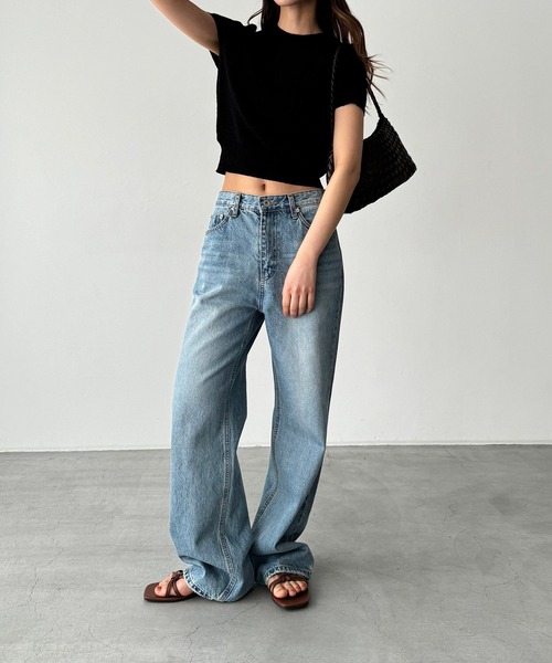 「CANAL JEAN」 「El mar」半袖ニット ONE SIZE ホワイト レディース_画像9