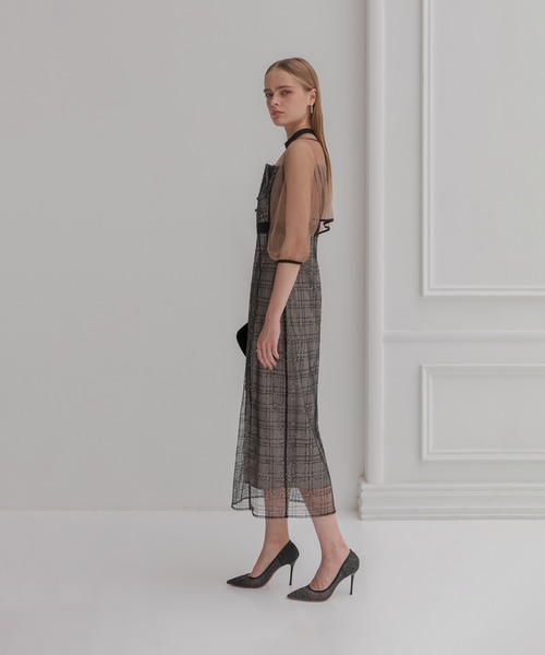 「Leja」 コンビワンピース SMALL グレー レディース_画像6