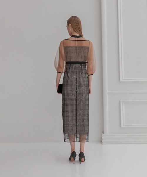 「Leja」 コンビワンピース SMALL グレー レディース_画像7
