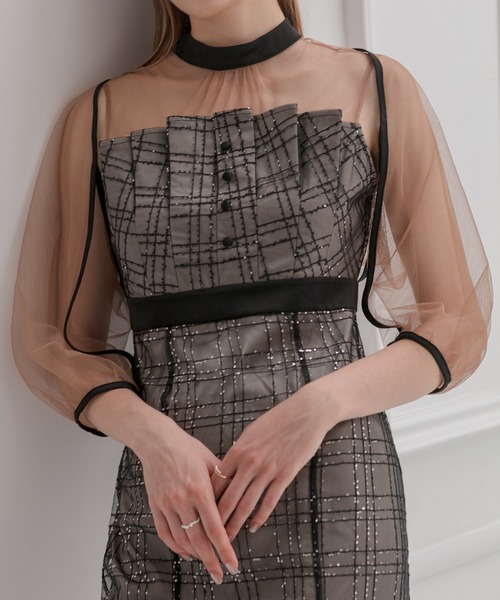 「Leja」 コンビワンピース SMALL グレー レディース_画像8