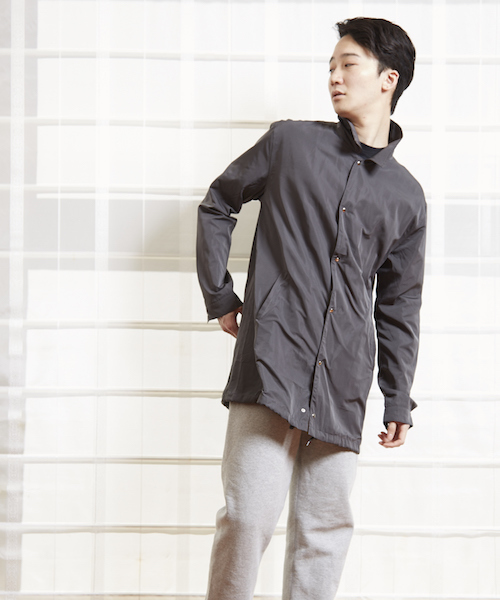 Re Youth コート ジャケット ナイロン ロング コーチ ジャケット