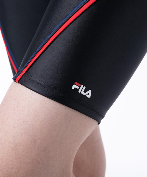 水着【FILA/フィラ】水着タンキニ上下セット/レディーススウィムスーツ/フルジップ/ジム/フィットネス