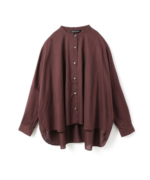 mizuiroind ブラウス シャツ mizuiro ind バックギャザーワイド