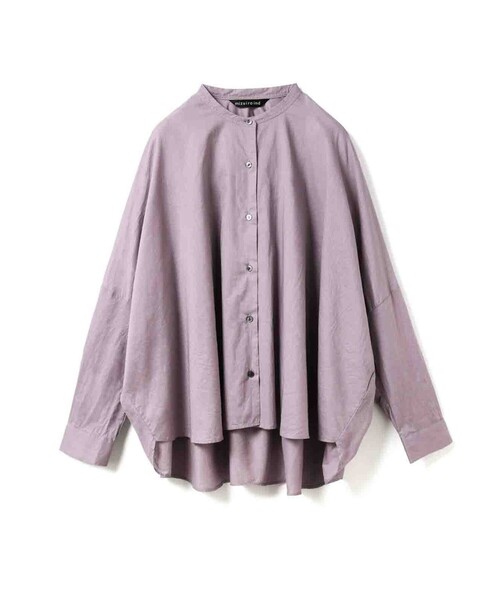 美品✨ mizuiro ind ピンタックブラウス フリル ギャザー ラベンダー 美品✨ mizuiro ind ピンタックブラウス フリル ギャザー