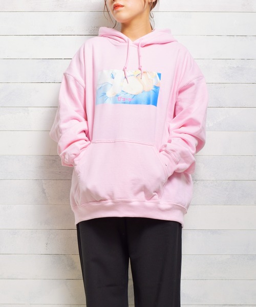 パーカー 「W」「it」「THE nookie」ANIME2 SWEAT PARKA レディース メンズ パーカー 「W」「it」「THE nookie」ANIME2 SWEAT PARKA