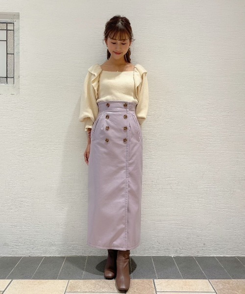 Me & me couture スカート me&me couture スカート ケミカルレースマーメイドスカート