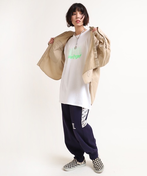 定番人気SALE シャツ PayPayモール店 - 通販 - PayPayモール ブラウス B2606 ルーズBIGワークシャツ ZOZOTOWN 低価お得