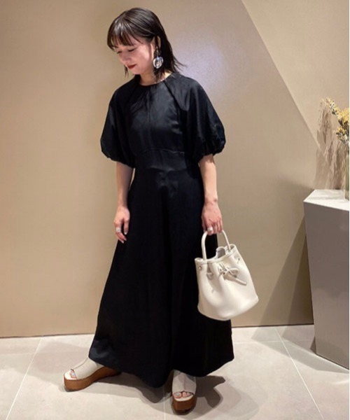 ワンピース レーヨンリネンボリュームスリーブワンピース Zozotown Paypayモール店 通販 Paypayモール