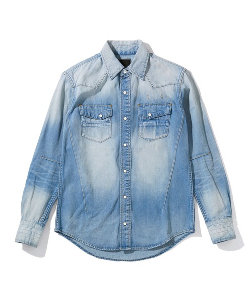 n（n） BY NUMBER （N）INE シャツ ブラウス メンズ WESTERN DENIM 