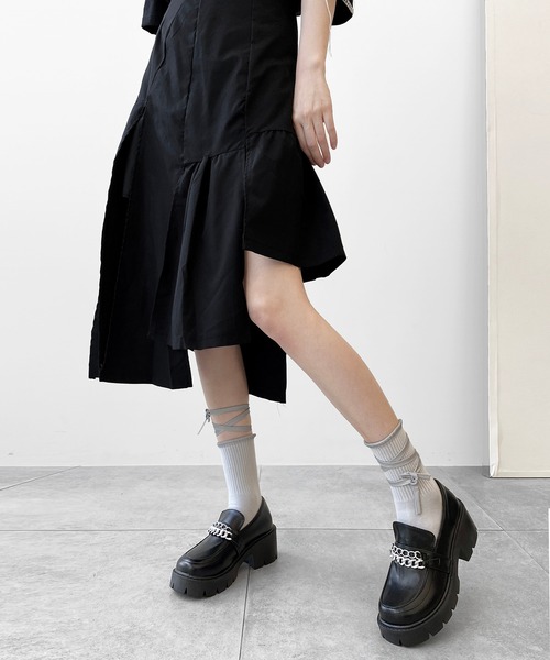 minsobi（ミンソビ） 靴下 マルチストラップファッションソックス