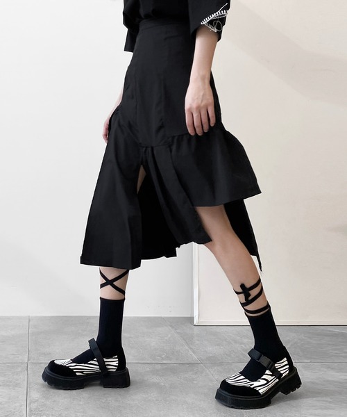 ANEW✖️スカート✖️靴下セット minsobi（ミンソビ） 靴下 マルチストラップファッションソックス