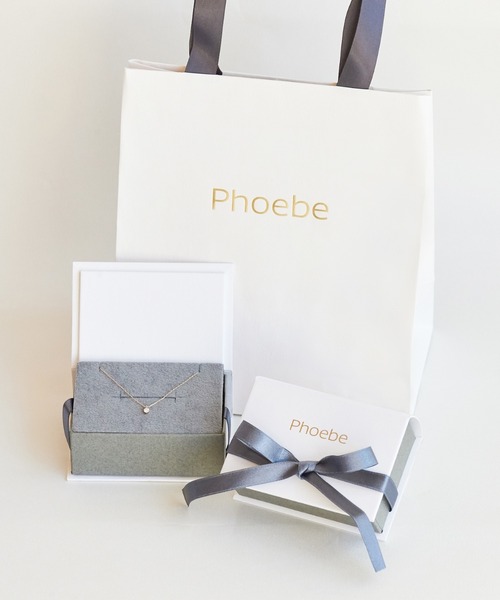 Phoebe（フィービー） ピアス 「K10」グリッターダイヤモンドバック