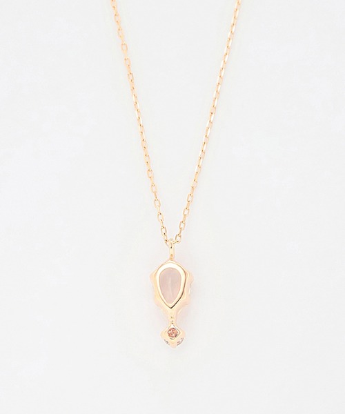 BLOOM 10月誕生石　オパール　ネックレス WEB限定】10月誕生石 K10 イエローゴールド オパール ネックレス