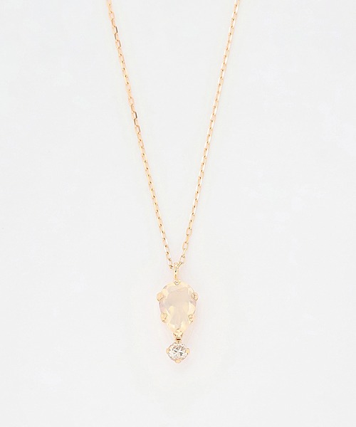 BLOOM（ブルーム） ネックレス 10月誕生石 K10 イエローゴールド