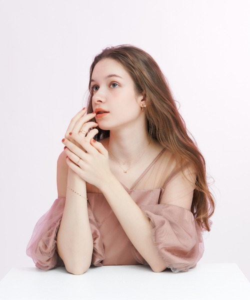 Jewel closet by L&Co. ネックレス K10ピンクゴールド 新 誕生石