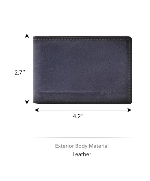 メンズ三つ折りりウォレット・財布| FOSSIL（フォッシル）
