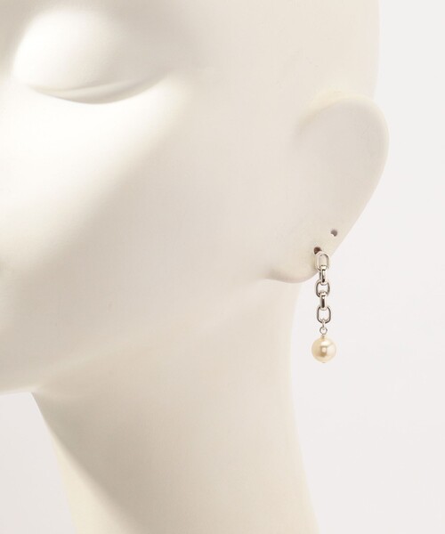 【18％OFF】 AUDIBERT PHILIPPE ピアス レディース パール×チェーンピアス アクセサリー