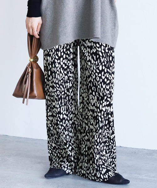 reca（レカ） パンツ 迷わず着れる！大人のセミワイドプリーツパンツ