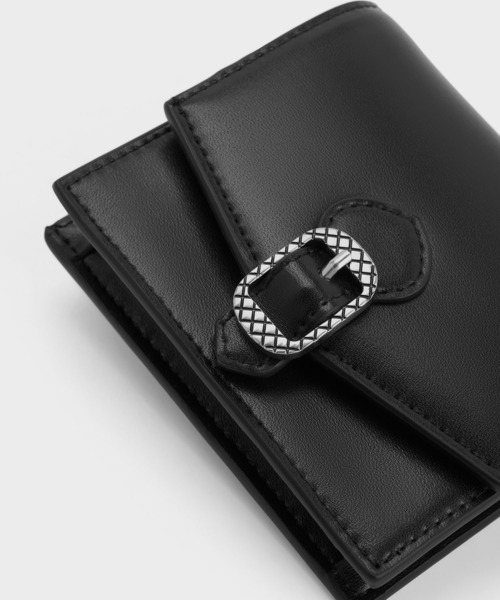 CHARLES ＆ KEITH 財布 Avis アビス キルトバックルウォレット