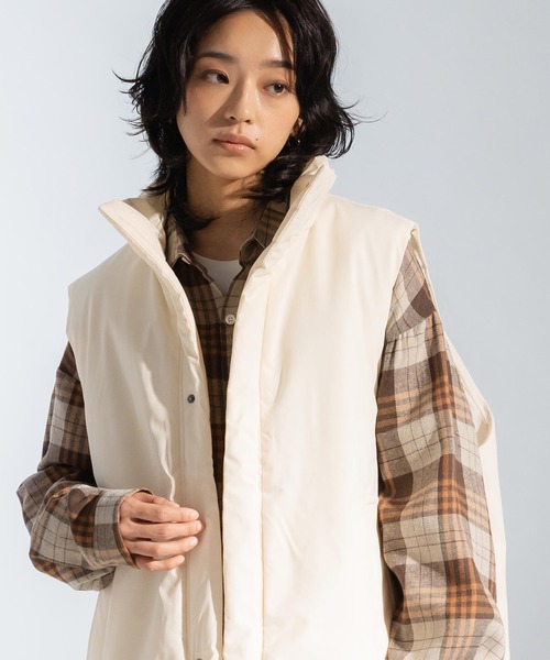 Ressaca（レサーカ） ダウンベスト ベスト スタンドカラーファイバー