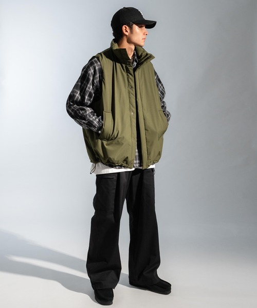 パラスパレス　ダウンベスト 試着のみ パラスパレスネイビー ダウンベスト - メルカリ