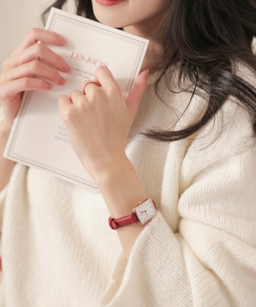 daniel wellington 腕時計 Daniel Wellington 腕時計 Quadro Pressed Suffolk RG White